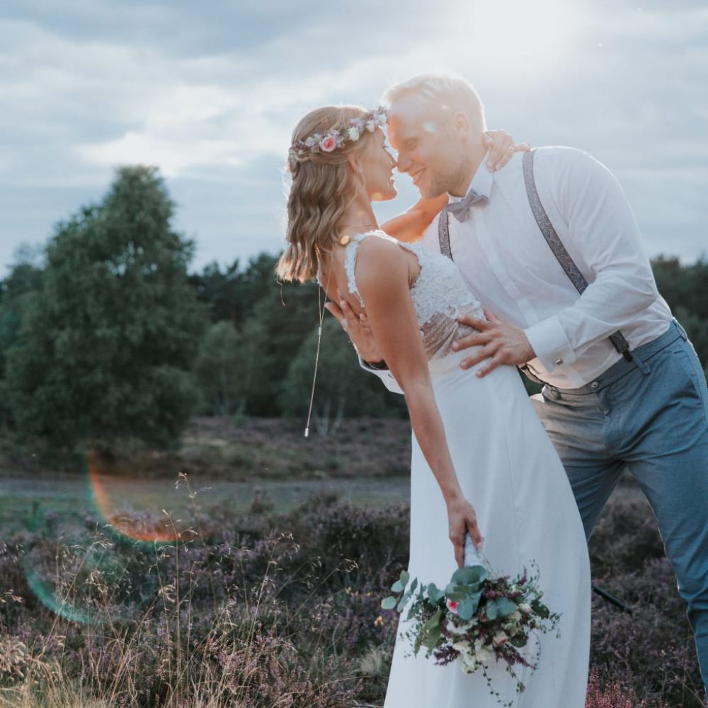 Hochzeitspaar Brautkleid hamburg